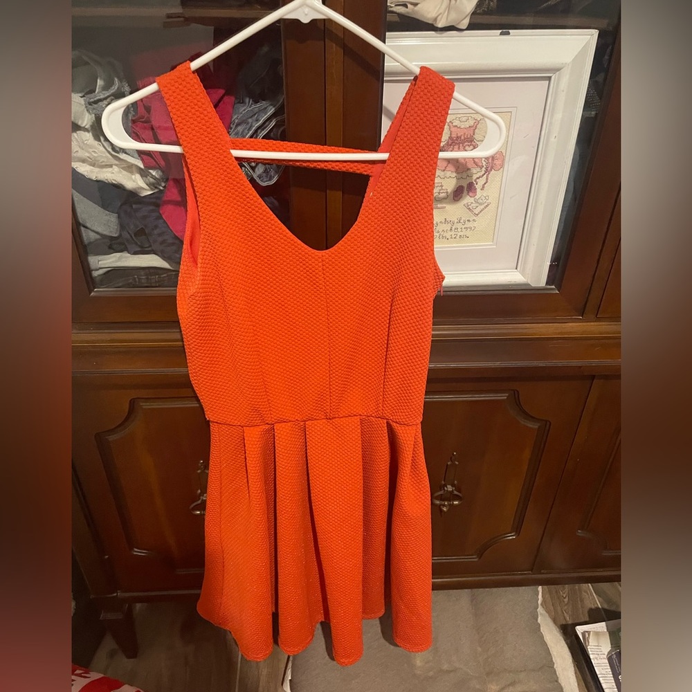 Red dress